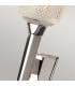 Verity 1 Light Wall Light Polished Chrome Glass Shade G9-2