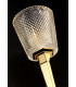 Verity 1 Light Wall Light Polished Gold Glass Shade G9-3