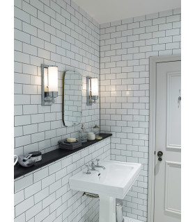 Worcester 1 Light Bathroom Wall Light Polished Chrome IP44 G9-2