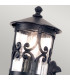 Hereford 1 Light Outdoor Wall Lantern Light Black E27-2