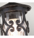Hereford 1 Light Outdoor Ceiling Lantern Black E27-3