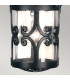Hereford 1 Light Outdoor Ceiling Lantern Black E27-4