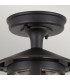 Hereford 1 Light Outdoor Flush Lantern Light Black IP43 E27-2