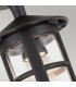 Hereford 1 Light Outdoor Flush Lantern Light Black IP43 E27-3