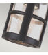 Hereford 1 Light Outdoor Flush Lantern Light Black IP43 E27-4