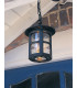 Hereford 1 Light Outdoor Ceiling Lantern Black IP43 E27-3
