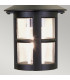 Hereford 1 Light Outdoor Ceiling Lantern Black IP43 E27-5