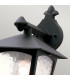 York 1 Light Outdoor Wall Lantern Light Black IP43 E27-2