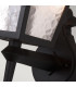York 1 Light Outdoor Wall Lantern Light Black IP43 E27-4