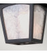 York 1 Light Outdoor Ceiling Lantern Black E27-3