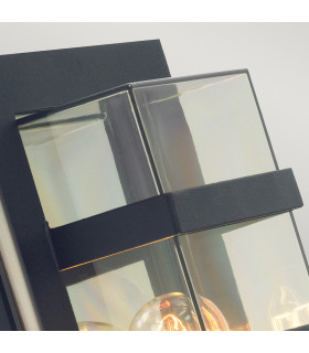 Boden 1 Light Outdoor Wall Light Black IP54 E27-2