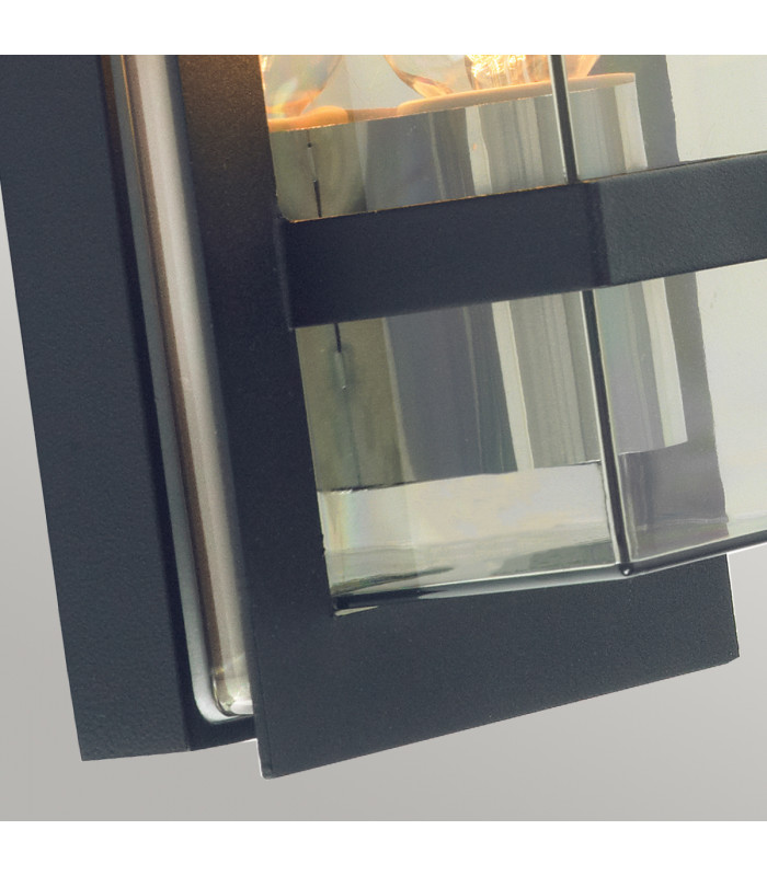 Boden 1 Light Outdoor Wall Light Black IP54 E27-4