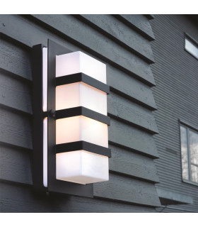 Boden 1 Light Outdoor Wall Light Black IP54 E27-3