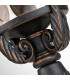 Baltimore 1 Light Large Outdoor Pedestal Lantern Weathered Bronze IP44 E27-2