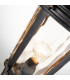 Baltimore 1 Light Large Outdoor Pedestal Lantern Weathered Bronze IP44 E27-3