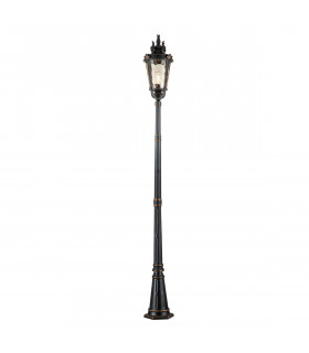 Baltimore 1 Light Large Outdoor Lamp Post Weathered Bronze IP44 E27-1