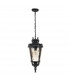 Baltimore 1 Light Large Outdoor Ceiling Chain Lantern Weathered Bronze E27-5