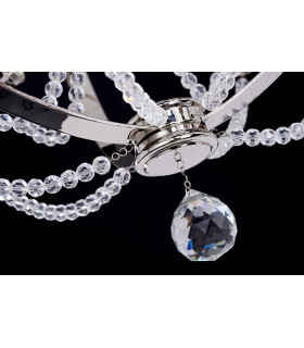 Cassie 7 Light Chandelier Polished Nickel-2