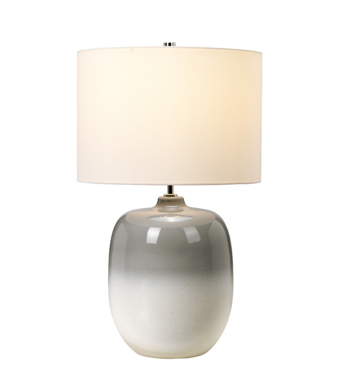 Chalk Farm Ceramic Table Lamp with Drum Shade-1