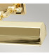 Chawton 2 Light Medium Picture Wall Light Brass E14-3