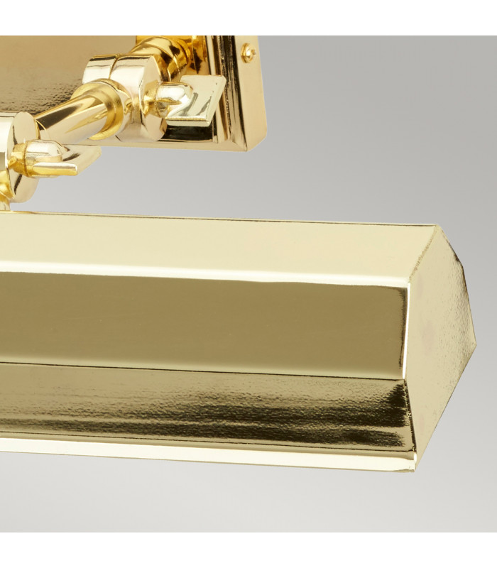 Chawton 2 Light Medium Picture Wall Light Brass E14-3
