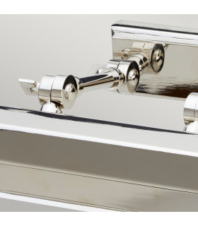 Chawton 2 Light Medium Picture Wall Light Polished Nickel E14-2