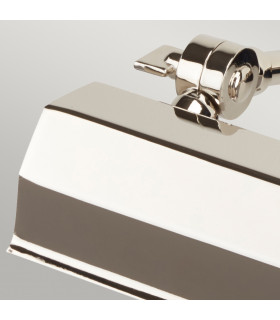 Chawton 1 Light Small Picture Wall Light Polished Nickel E14-2