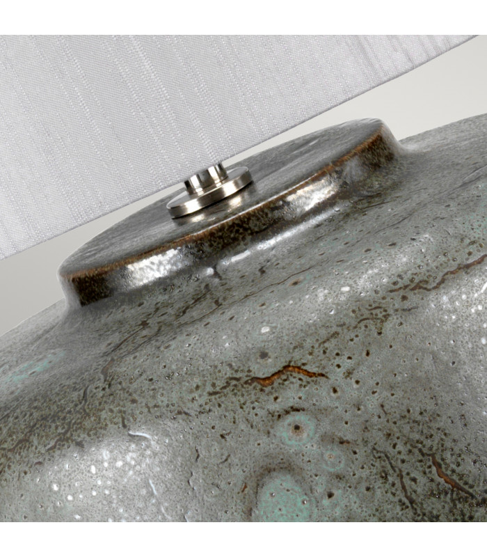 Columbus 1 Light Table Lamp Verdigris E27-3