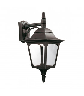 Chapel 1 Light Outdoor Wall Lantern Light Black IP44 E27-1
