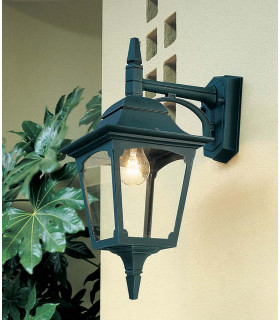Chapel 1 Light Outdoor Wall Lantern Light Black IP44 E27-2
