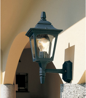 Chapel Mini 1 Light Outdoor Wall Lantern Light Black IP44 E27-2