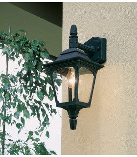 Chapel Mini 1 Light Outdoor Wall Lantern Light Black IP44 E27-2
