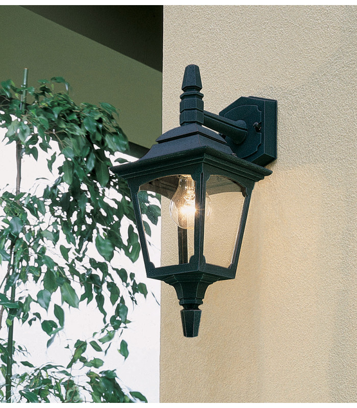 Chapel Mini 1 Light Outdoor Wall Lantern Light Black IP44 E27-2