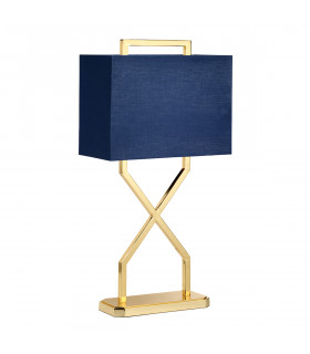 Cross 1 Light Table Lamp Polished Gold-2