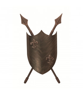 Crusader 2 Light Up & Down Wall Light Burnished Bronze GU10-1