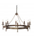 Cromwell 8 Light Chandelier Old Bronze Finish E14-1