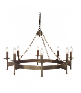 Cromwell 8 Light Chandelier Old Bronze Finish E14-1