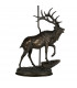 Angus 1 Light Table Lamp Base Only Bronze Patina Stag Stauette