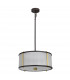 Corona Cylindrical 3 Light Pendant Museum Bronze-2