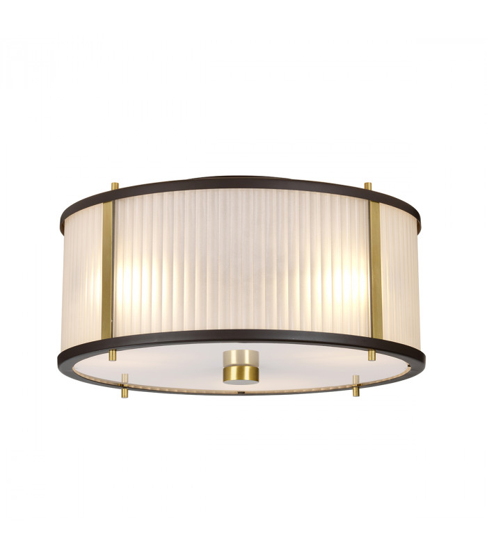 Corona Cylindrical 3 Light Pendant Museum Bronze-3