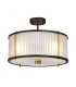 Corona Cylindrical 3 Light Pendant Museum Bronze-4