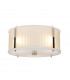 Corona Cylindrical 3 Light Pendant White Polished Nickel-3