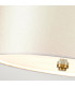 Fletcher 14" Pendant with Aged Brass Finial-3