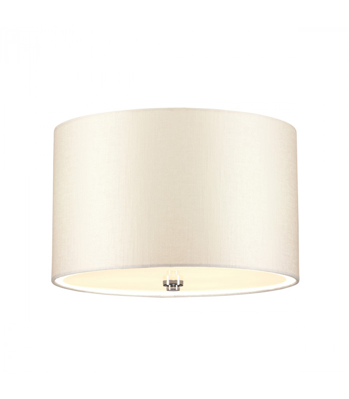 Fletcher 14" Flush Ceiling Light with Polished Chrome Finial-1