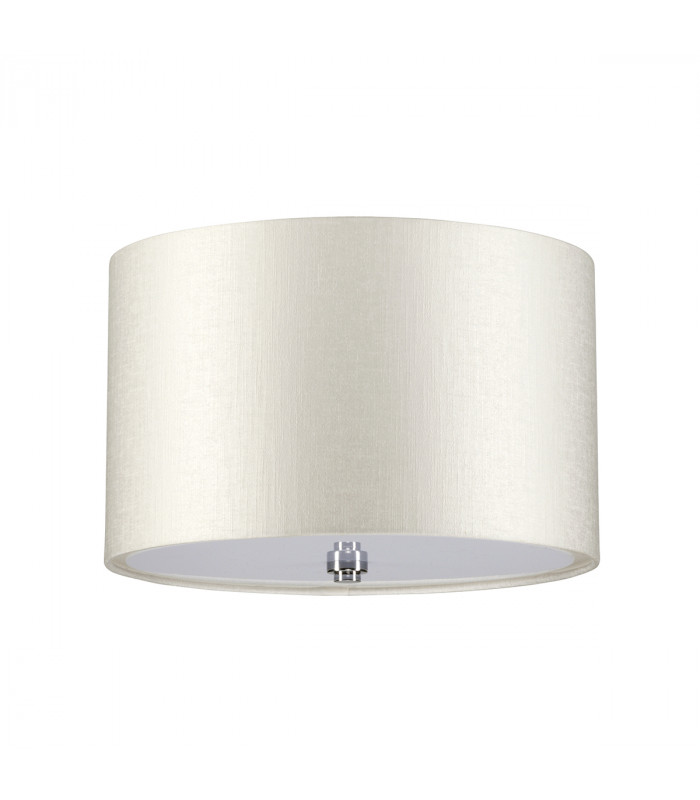 Fletcher 14" Flush Ceiling Light with Polished Chrome Finial-2