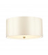 Fletcher 18" Flush Ceiling Light with Aged Brass Finial-1