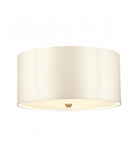 Fletcher 18" Flush Ceiling Light with Aged Brass Finial-1