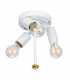 Fletcher 18" Flush Ceiling Light with Aged Brass Finial-3