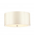 Fletcher 18" Flush Ceiling Light with Polished Chrome Finial-1