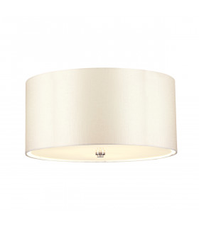 Fletcher 18" Flush Ceiling Light with Polished Chrome Finial-1